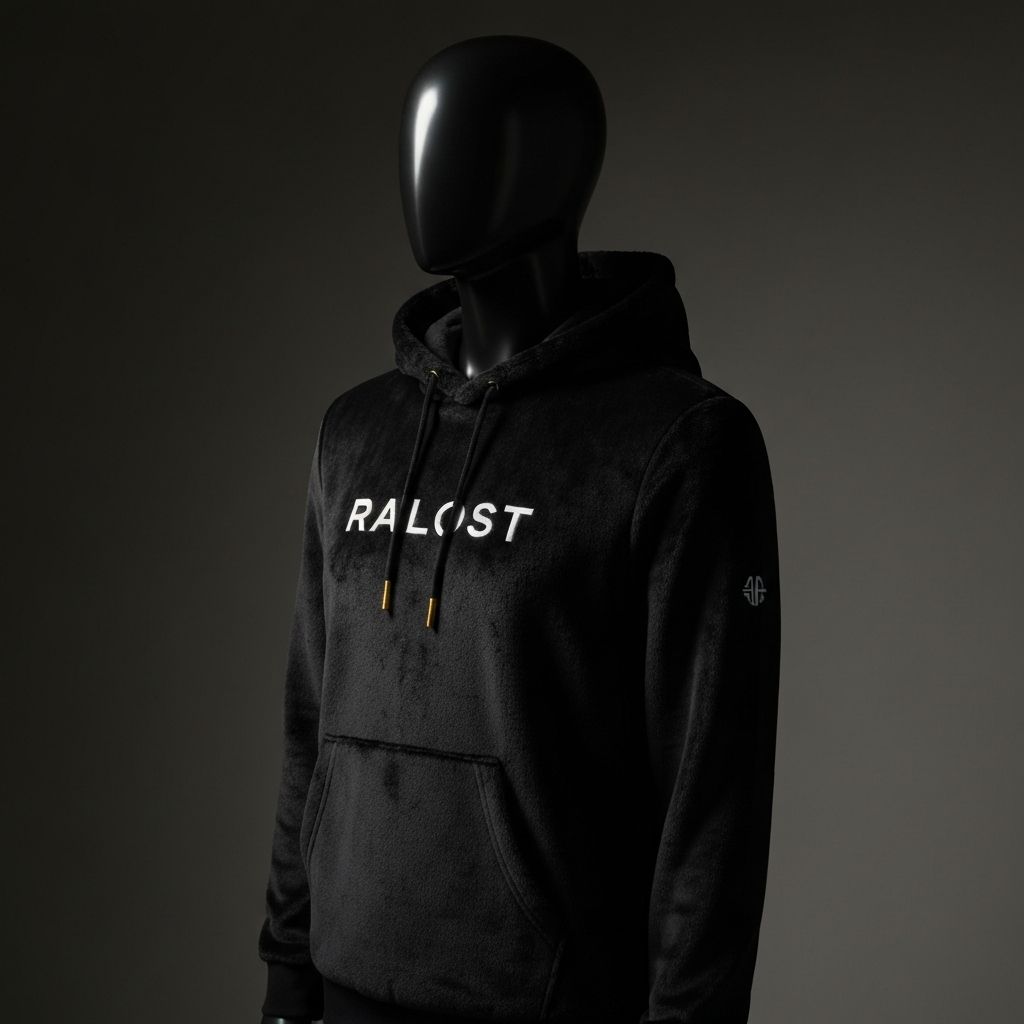 "Grok Bites" Logo Hoodie - Black Oversized