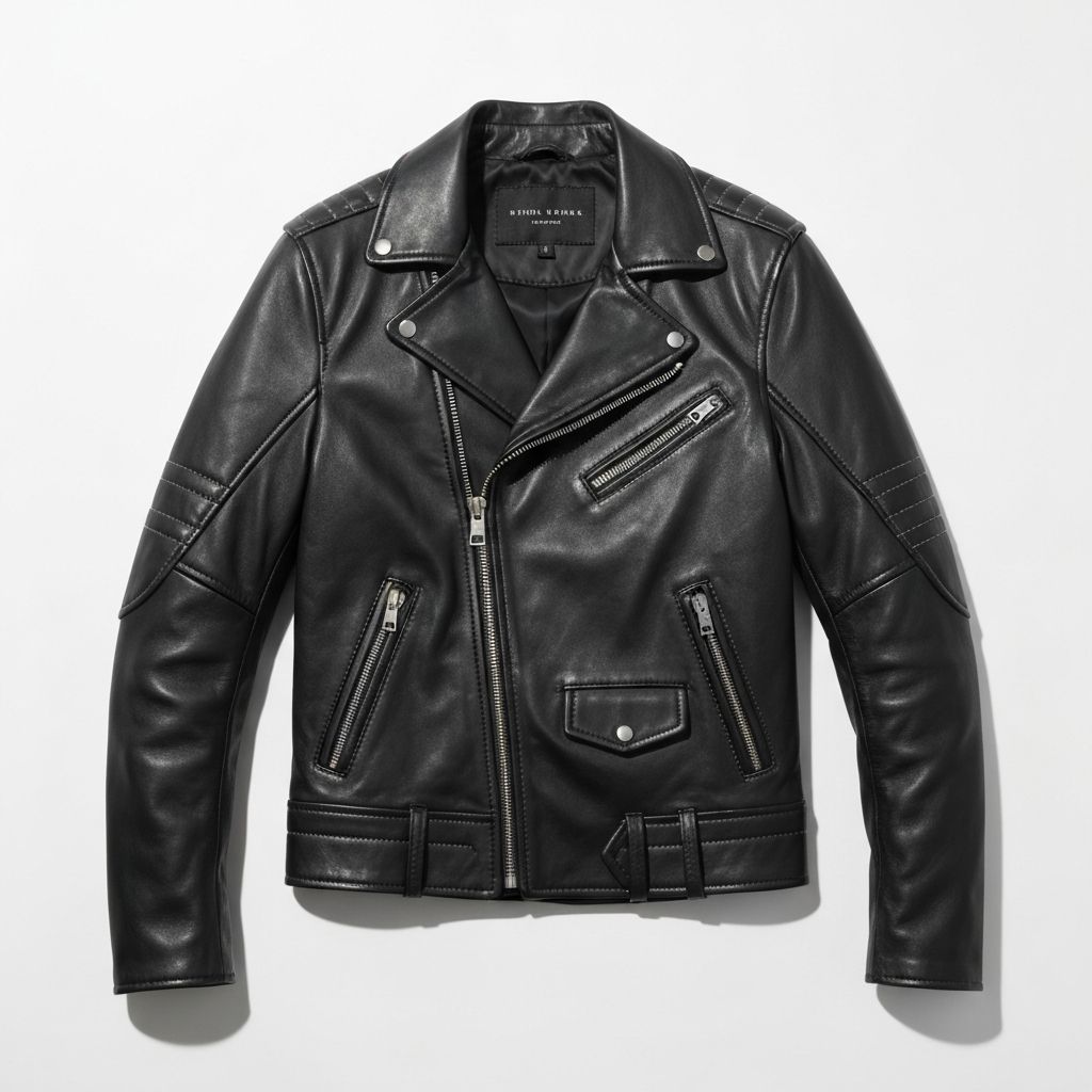 Pinnacle Empire Leather Jacket - Black